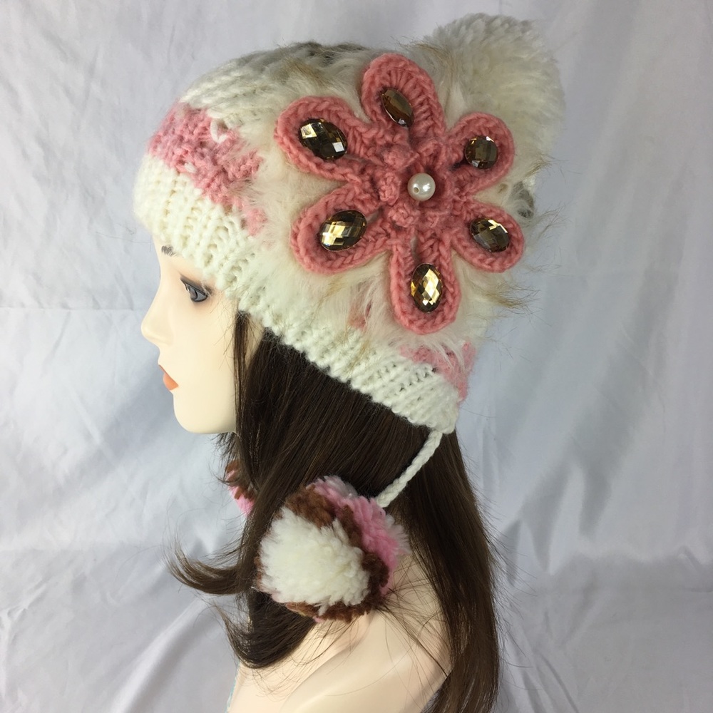 Kawaii Japanese Cable Knit Neapolitan Beanie Hat